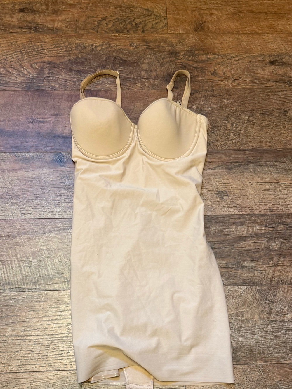 Ambrielle Beige Underwire Shapewear Slip